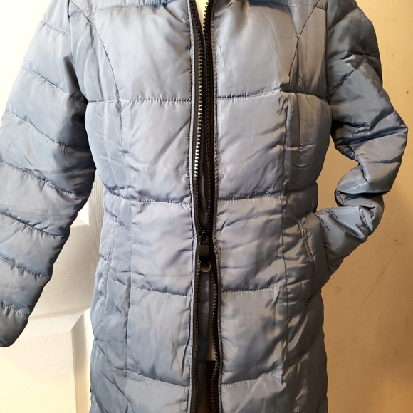 ChouYatou Wind Proof Padded Winter Coat Sz-S/M Blue - Picture 16 of 16